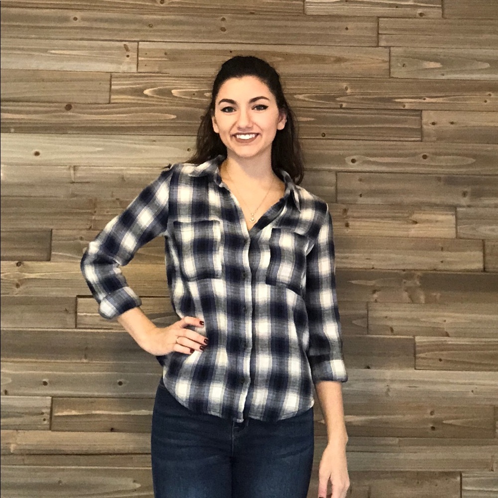 Blue Plaid Flannel